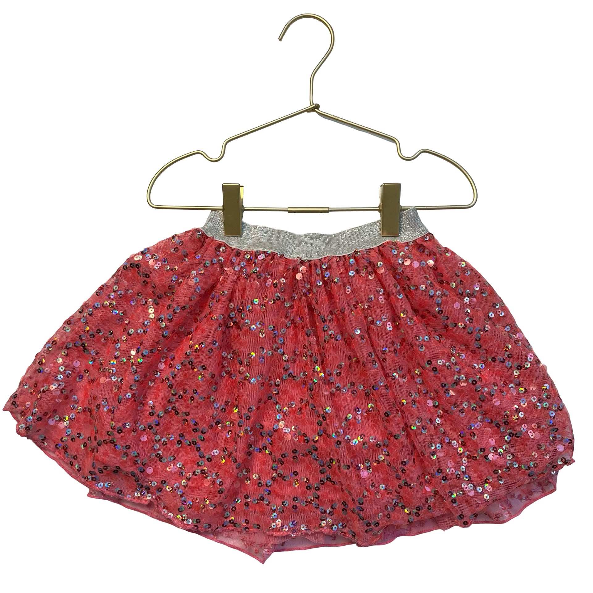 Hatley Pink Tulle & Sequin Skirt - Size 3
