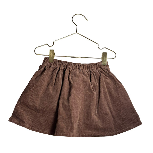 Rylee & Cru Brown Corduroy Skirt - Size 4-5Y