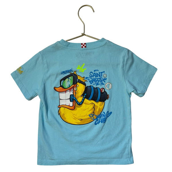 MC2 St. Barth x Crypto Puppets Blue Graphic T-Shirt - Size 4