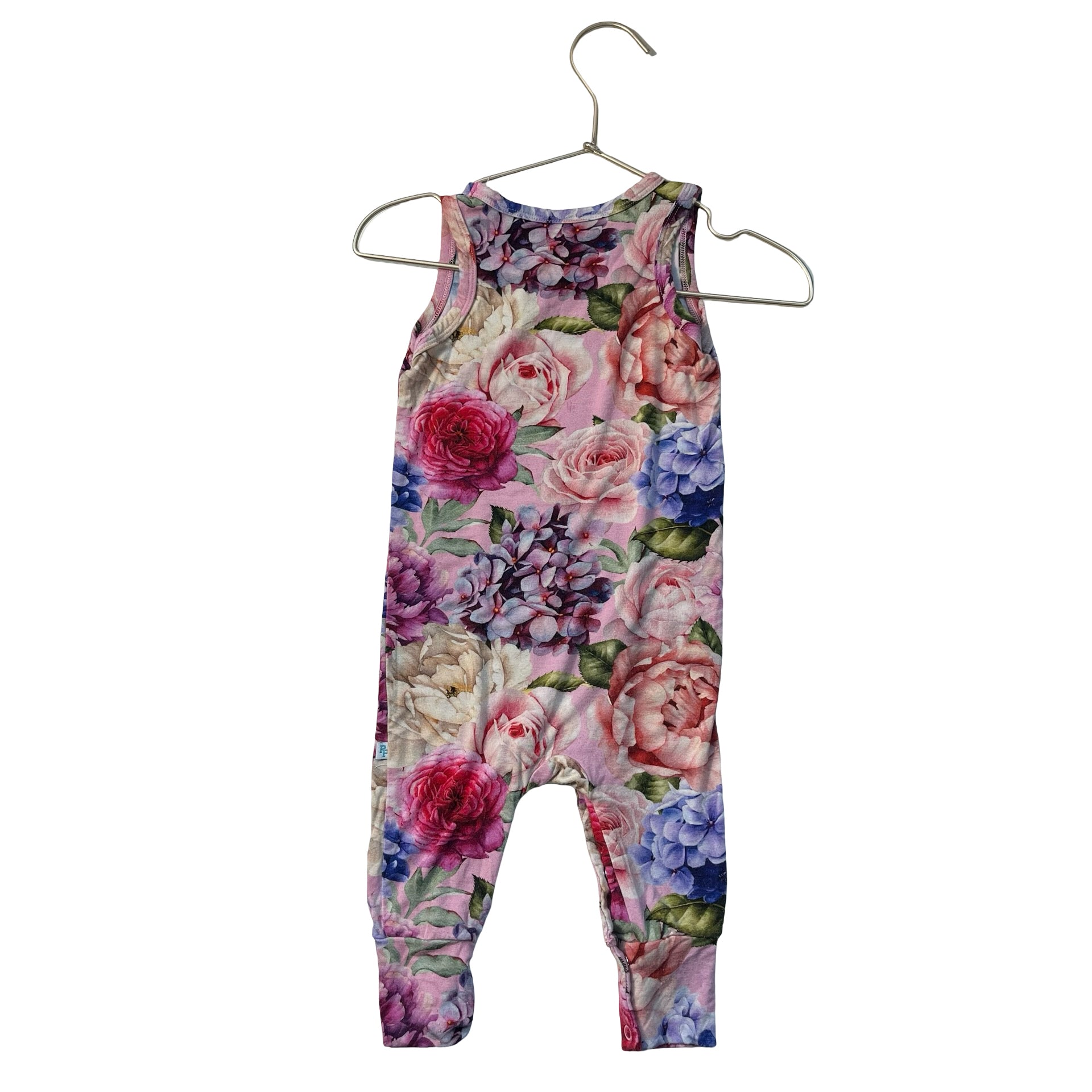 Posh Peanut Floral One-Piece - Size 9-12 Mo