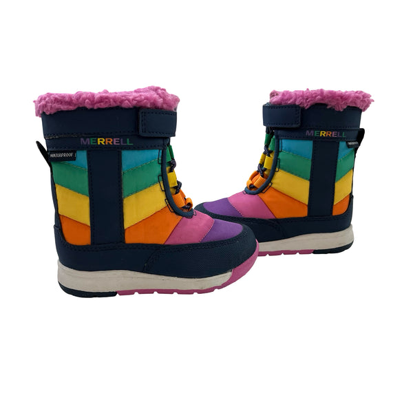 Merrell Insulated Rainbow Striped Winter Boots - Size 6