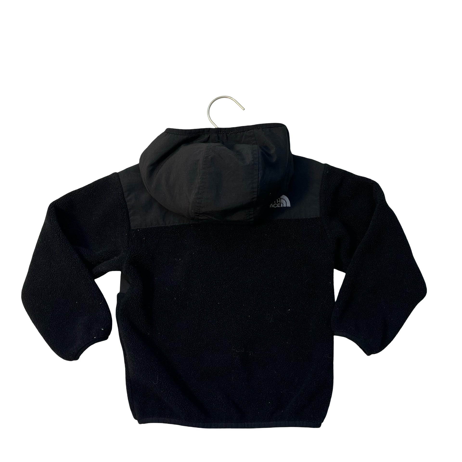 North Face Black Fleece Hooded Jacket - Size 3T