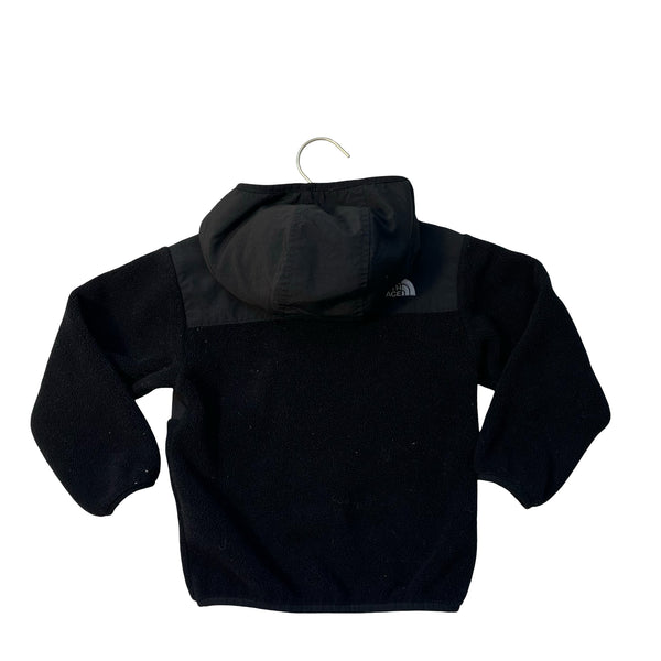 North Face Black Fleece Hooded Jacket - Size 3T