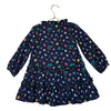 Janie and Jack Navy Holiday Print Dress - Size 3