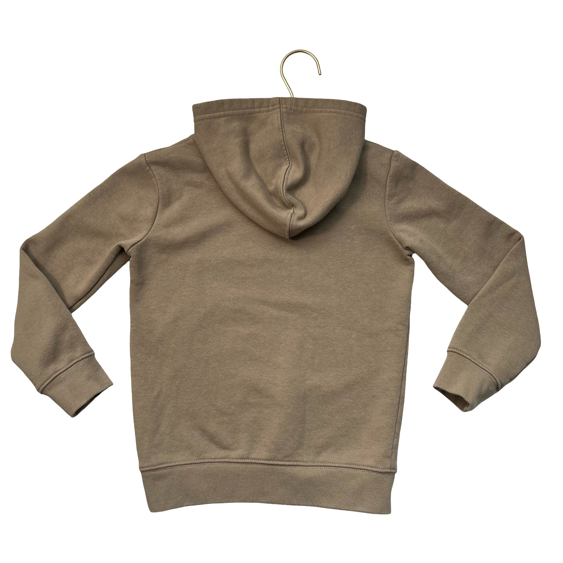 Nike Tan Logo Hooded Sweatshirt - Size 6