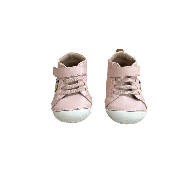 Old Soles Pink Leather & Metallic Heart Shoes - Size 20 (5)
