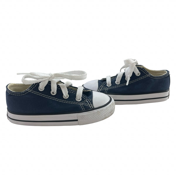 Converse All-Star Navy Low-Top Sneakers - Size 7