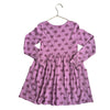 Hanna Andersson Lavender Heart Print Dress - Size 6-7