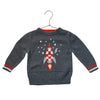 Cat & Jack Gray Cotton Rocket Sweater - Size 2T