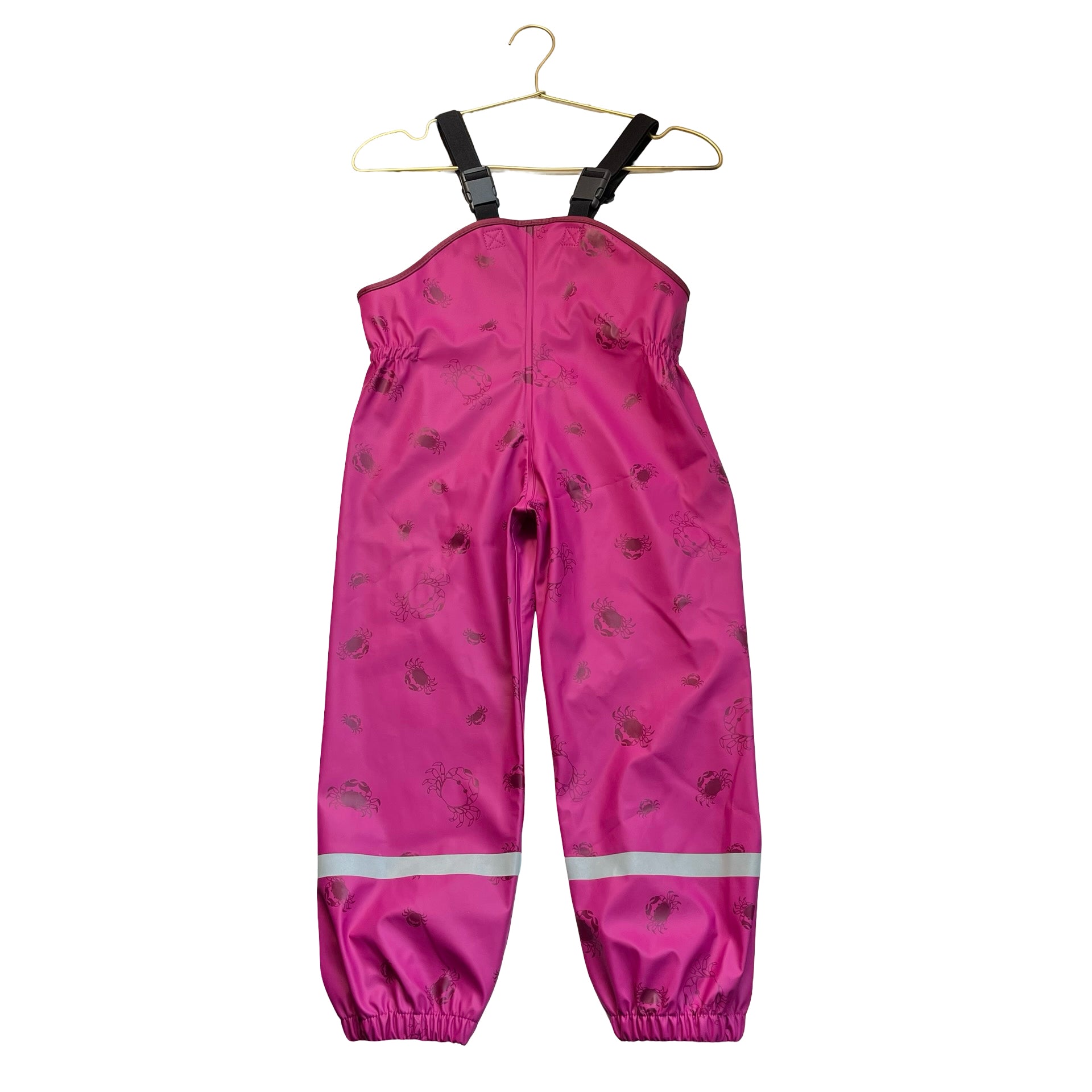 Helly Hansen Pink Crab Print Rain Bib - Size 6