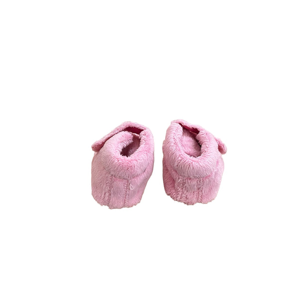 UGG Pink Fuzzy Soft-Sole Booties - Size 0-1