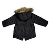 Crewcuts Black Hooded Winter Jacket - Size XXS 2-3