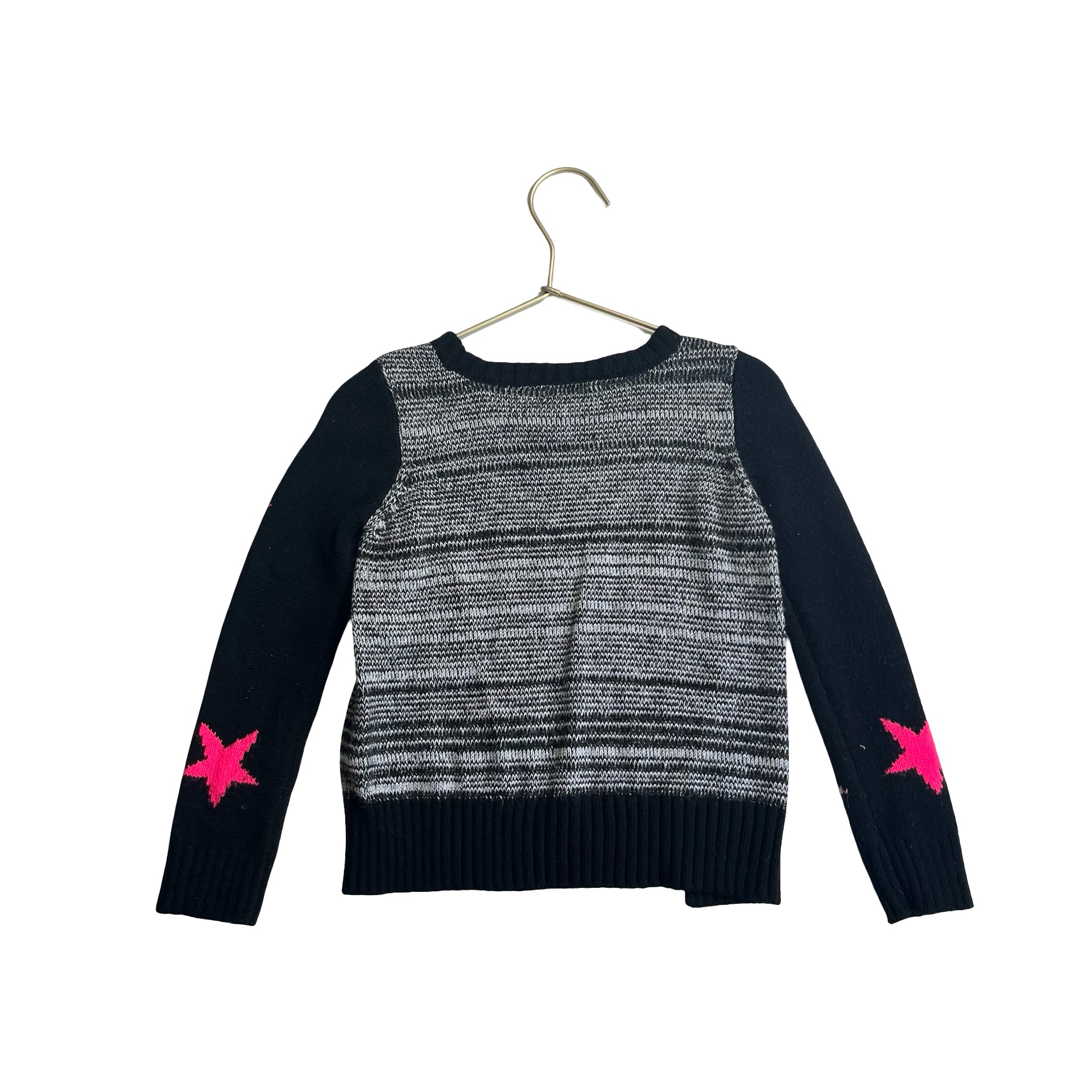 Design History Black & Pink Star Sweater - Size 4T