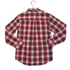 Gymboree Red, Ivory, Black Plaid Button Down Shirt - Size M 7-8