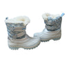 Dream Pairs Silver & Blue Snowflake Print Winter Boots - Size 10