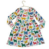 Mini Boden Colorful Dog Print Dress - Size 6-7Y