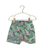 Rugged Butts Tropical Leaf & Flamingo Swim Trunks - Size 18-24 Mo