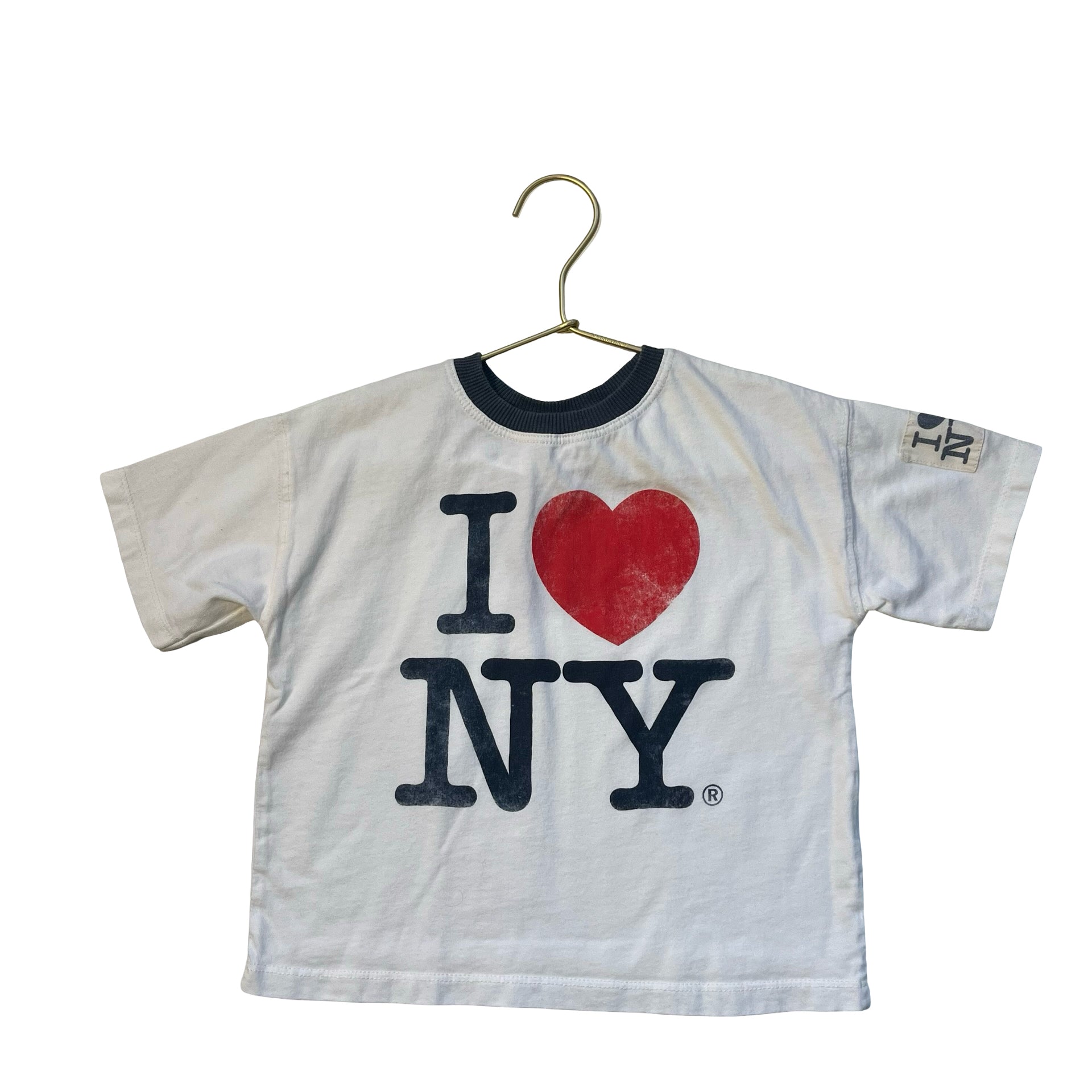 Zara Ivory 'I Love NY' T-Shirt - Size 3