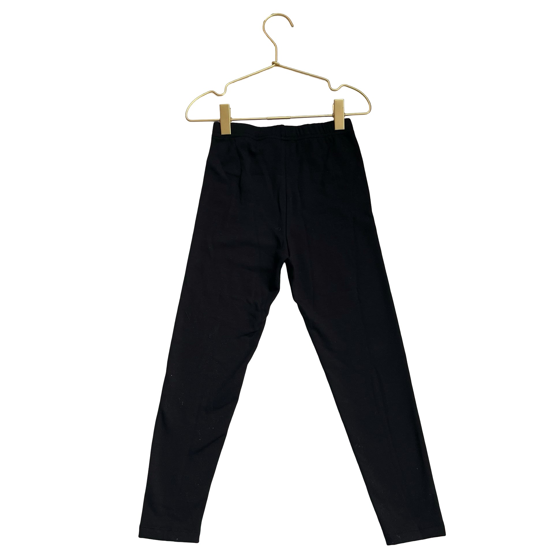 Uniqlo Black 'HeatTeach Ultra Warm' Leggings - Size 5-6