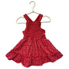 Crewcuts Red & Pink Flower Print Dress - Size 2
