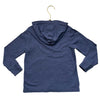 Primary Blue & Rainbow Striped Hooded Shirt - Size 5