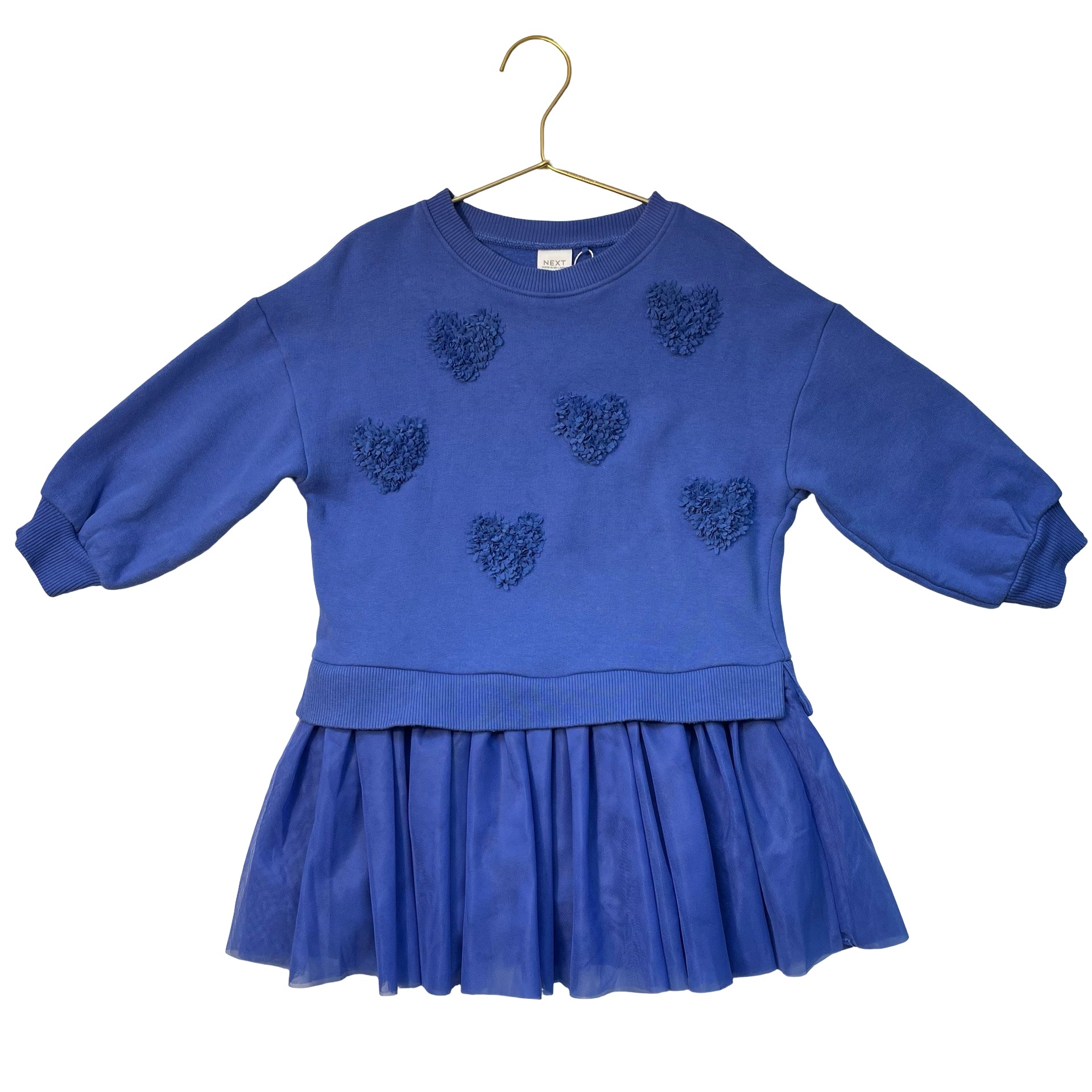 Next Purple Sweatshirt & Tulle Dress - Size 2-3