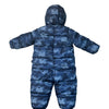 Baby Gap Blue Bear Camouflage Snowsuit Bunting - Size 6-12 Mo