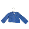 Zara Periwinkle Blue Crochet V-Neck Sweater - Size 12-18 Mo