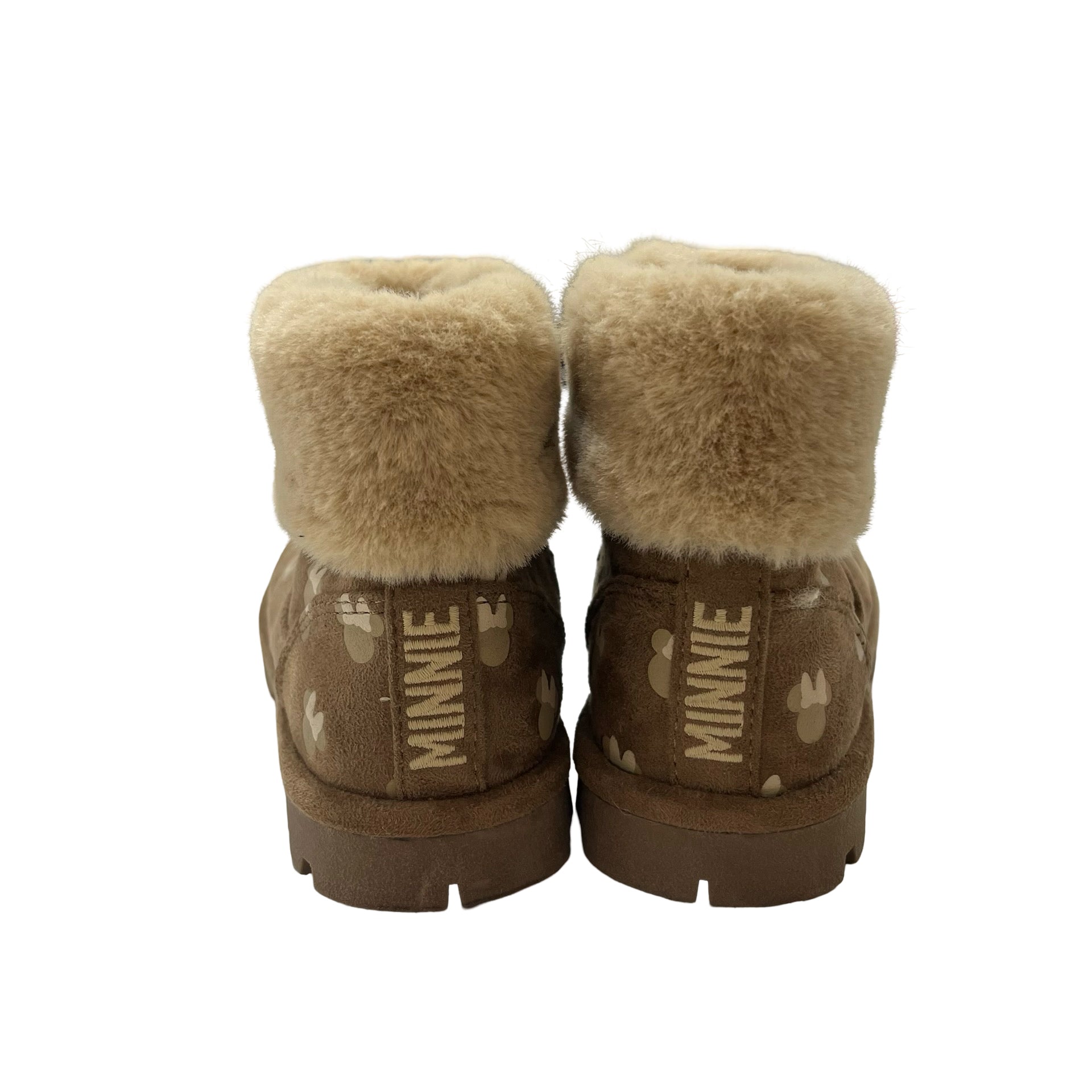 Zara x Disney Faux Shearling Minnie Ankle Boots - Size 25 (9)