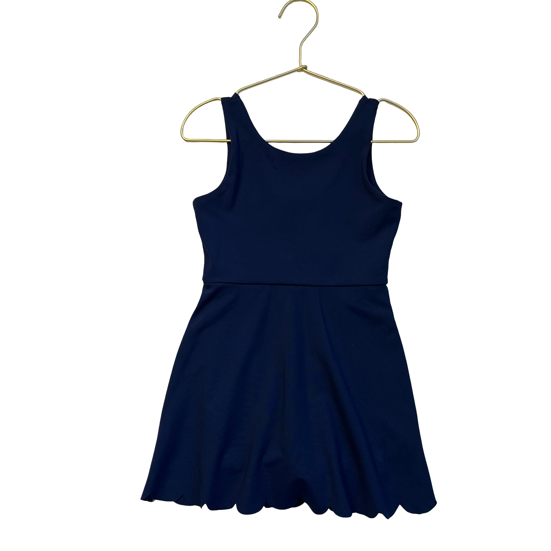 Crewcuts Active Navy Scalloped Skort Dress - Size 4