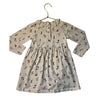 Minymo Ivory Woodland Print Dress, Eyelet Collar - Size 24 Mo