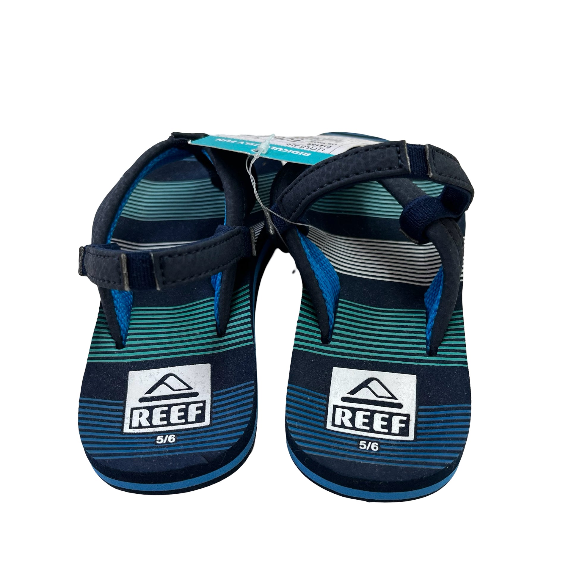 Reef Blue Sandals with Tags - Size 5-6