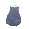 Janie and Jack Chambray Overall Romper - Size 18-24 Mo