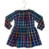 Primary Navy & Multi-Color Windowpane Check Dress - Size 4