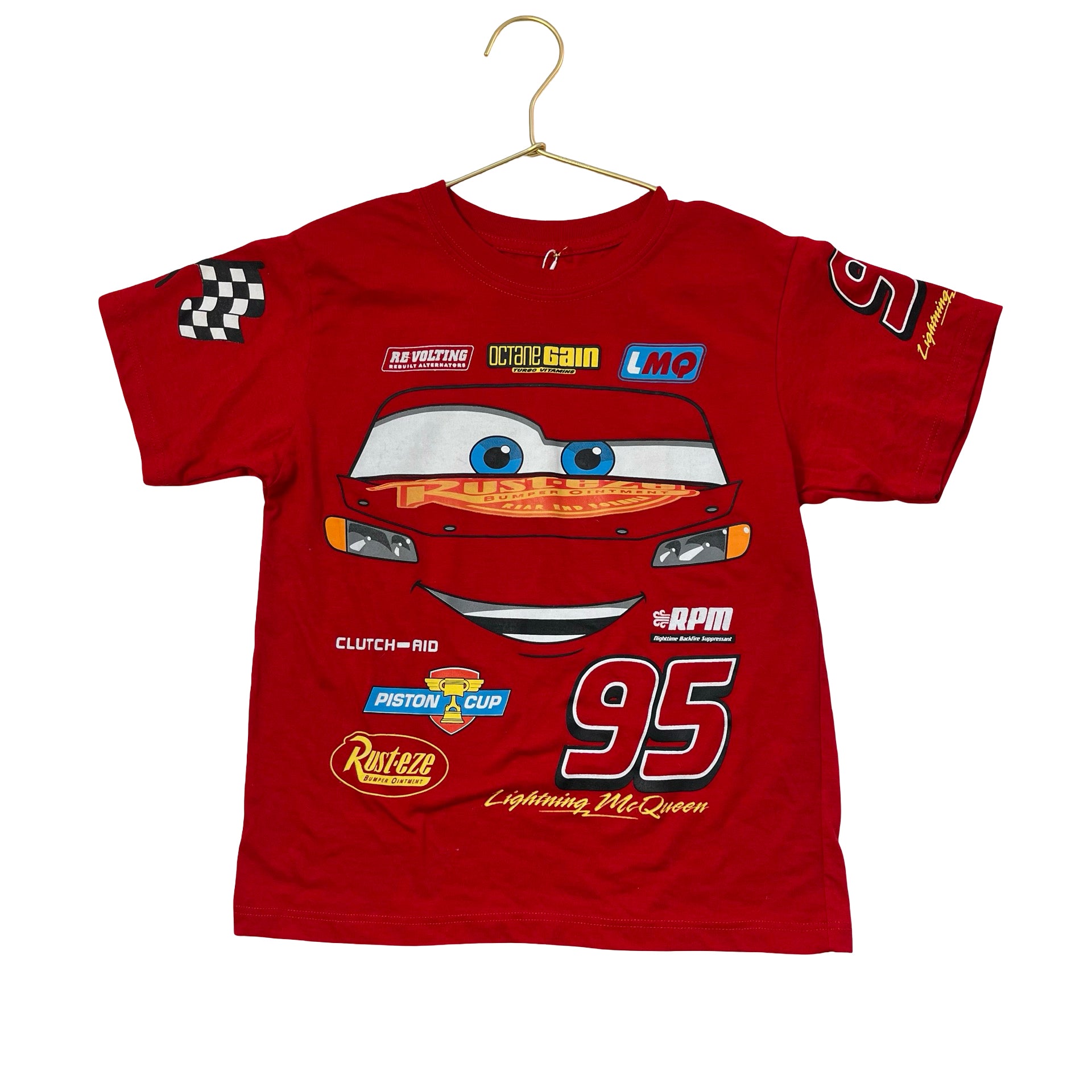 Disney Pixar Cars Red Graphic T-Shirt - Size 6