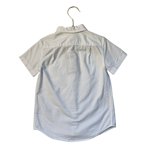 Crewcuts White Oxford Cloth Button Down Shirt - Size 4-5