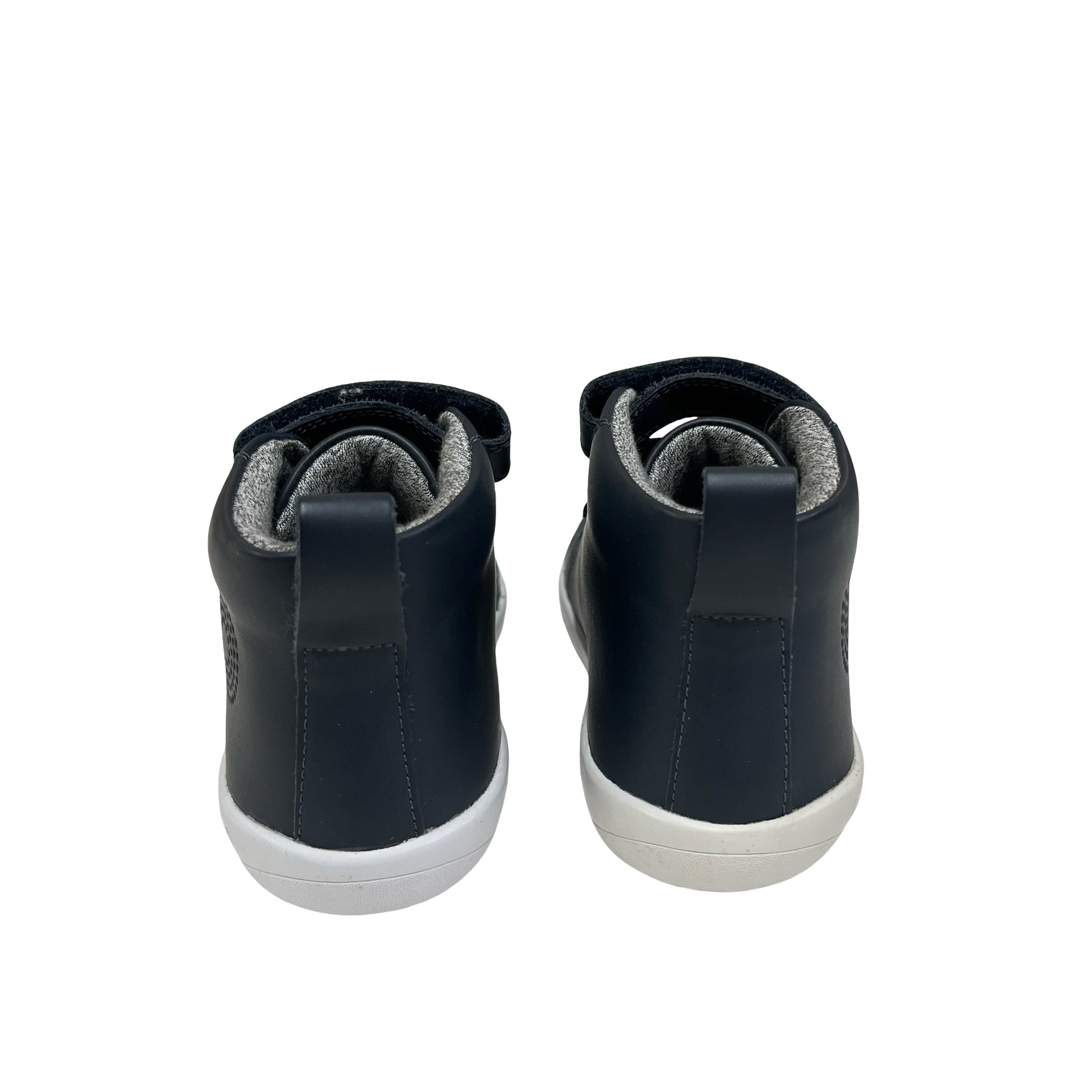 Bobux 'Hi Court' Navy Velcro Sneakers New in Box - Size 27 (10)