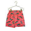 Cat & Jack Coral Alligator Print Swim Shorts - Size 5T