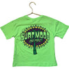 Zara Lime Green 'Surf Mood' T-Shirt - Size 6