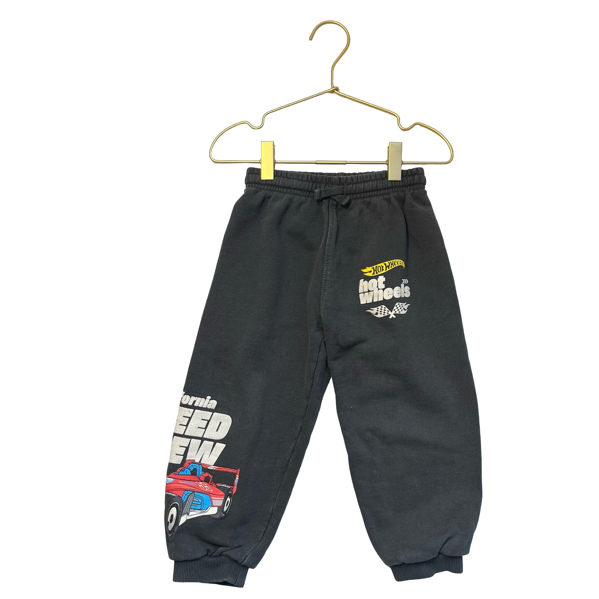 Zara x Hot Wheels Dark Gray Graphic Joggers - Size 5