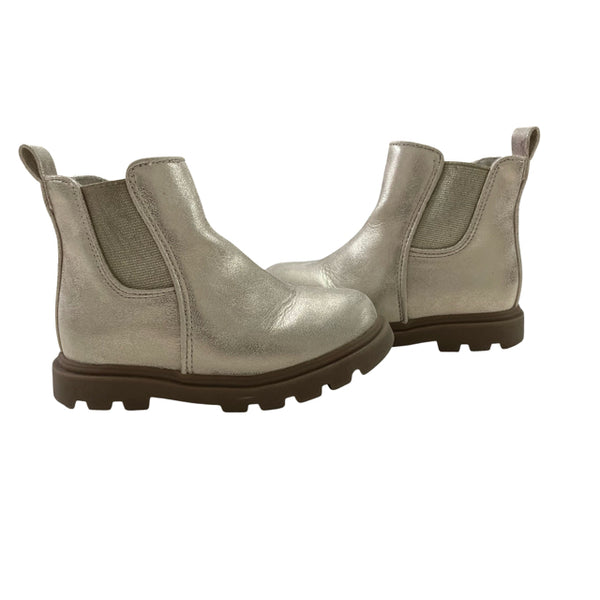 Jumping Beans Gold Metallic Ankle Boots - Size 8
