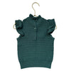 Janie and Jack Green Sleeveless Sweater - Size 3