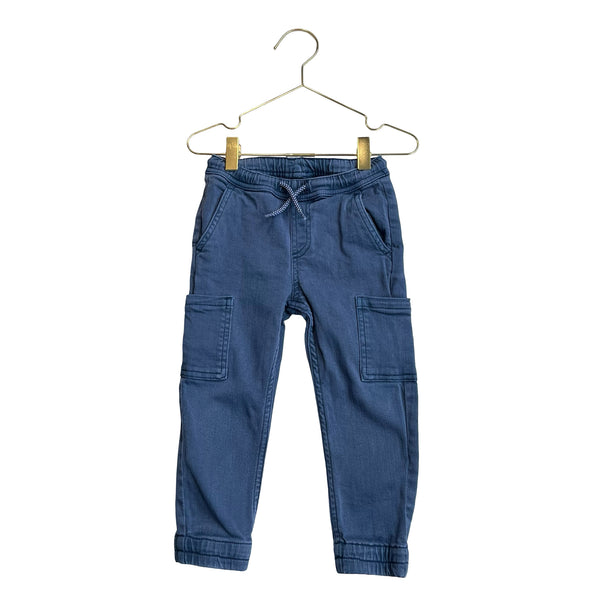 Mayoral Blue Denim Jogger Pants - Size 24 Mo