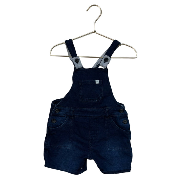 Me & Henry Denim Shortalls - Size 12-18 Mo