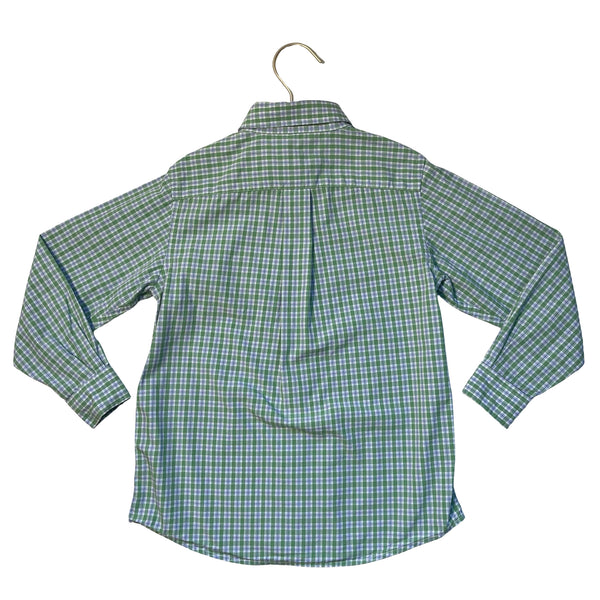 Vineyard Vines Green Plaid Button Down Shirt - Size 5
