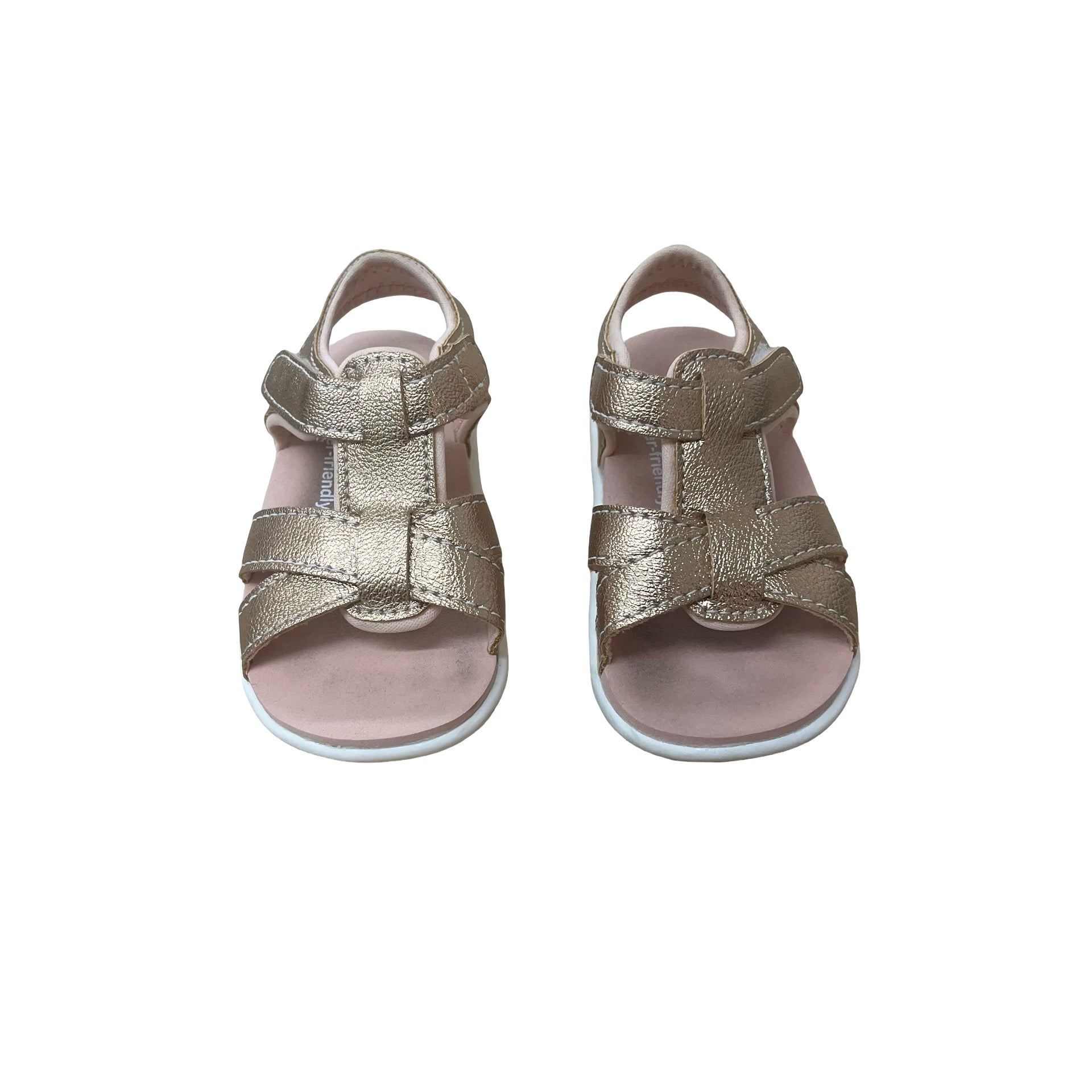 See Kai Run Water-Friendly Gold Metallic Sandals - Size 4
