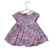 Jacadi Red, Pink, White, Blue Floral Dress - Size 18 Mo