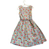 Boden Linen-Cotton Floral Belted Dress - Size 9-10Y
