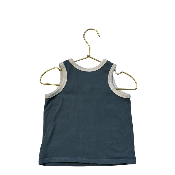 Little Co. by Lauren Conrad Dark Teal 'First Mate' Tank - Size 18 Mo