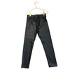 Crewcuts Black Faux Leather Leggings - Size 7